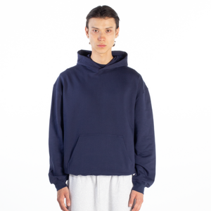 เสื้อฮู้ดขนแกะสไตล์เรียบง่ายสำหรับผู้ชายผ้าฟลีซปักลวดลายสีทึบพิมพ์ลายเองได้สำหรับฤดูร้อน - Product Image 4