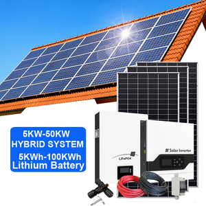 Hoàn Thành 5KVA năng lượng mặt trời nhà Powered Hệ thống 3KW 5KW 10KW công nghiệp năng lượng mặt trời bảng điều khiển điện máy phát điện/Mặt trời hộp năng lượng mặt trời sản phẩm - Product Image 1