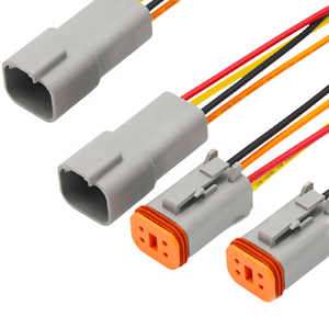 Conector Automotriz Personalizado de Fábrica Dt06-2s, Conector Impermeable Dt04-4p, Terminal de Empalme, Arnés de Cables, Tira de Conectores 3p4p6p8p1 - Product Image 3