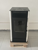 Poêle à granulés de bois 8KW à haute efficacité, automatique, à air chaud, autonome, écologique, économie d'énergie pour le chauffage domestique, utilisation intérieure
