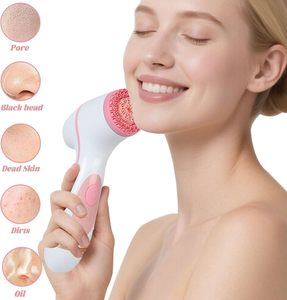 Factory Electric Cleansing <b>Brush</b> <b>Vibrations</b> Facial Cleaner Face Massager IPX6 Rotating Cleansing <b>Brush</b> Face Deep Cleansing Tool - Product Image 5