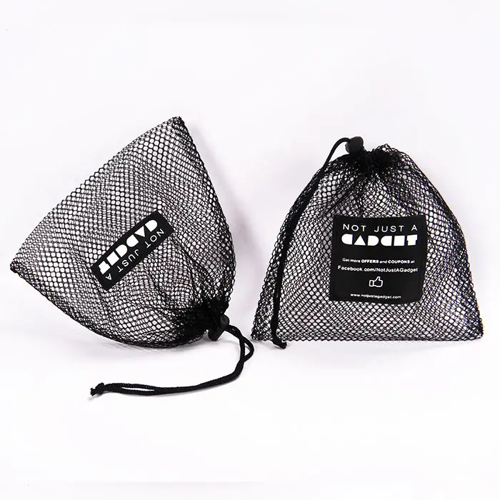 Groothandel Hoge Kwaliteit Custom Hot Verkoop Bruin Kleine Nylon Trekkoord Mini Mesh Organza Bag