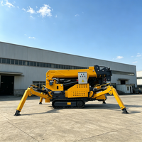 Guindaste Mini Hidráulico Elétrico e a Diesel RST L-606, Guindaste Aranha para Espaços Estreitos