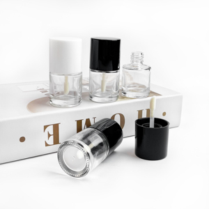 Fournisseur OEM de maquillage MLM, faible MOQ, vente en gros, logo personnalisé, nouveau flacon de gloss à lèvres en verre à fond rond avec bouchon à vis. - Product Image 2