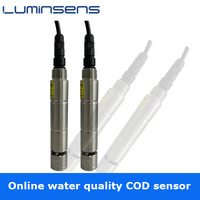 Sensor Kualitas Air Stainless Steel 316l Rs485 Meter Pengujian COD 0.1-1500mg/L Probe COD Untuk Pengolahan Limbah Dan Laboratorium