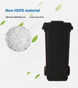 Bán giá rẻ, thích hợp cho sử dụng trong nhà hoặc ngoài trời, Thùng rác 30L nhẹ với bốn bánh xe định hướng nhỏ - Product Image 2