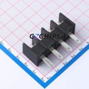 DBT30H-11.0-4P-BK-P Barrier Terminal Block Through hole Component (THT),P=11mm Connector 11mm 30A 300V - Product Image 2