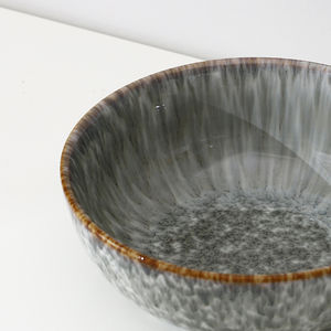 مخصص مطعم فريد رد الفعل الصقيل مخصصة السيراميك لوحة الطعام المستديرة - Product Image 2