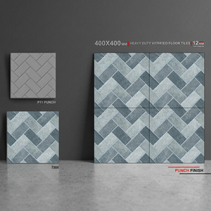 Carreaux de sol en porcelaine numérique Vistaar imperméables 40x40cm, imitation brique, antidérapants, pour salle de bain, centre commercial, extérieur - Product Image 6