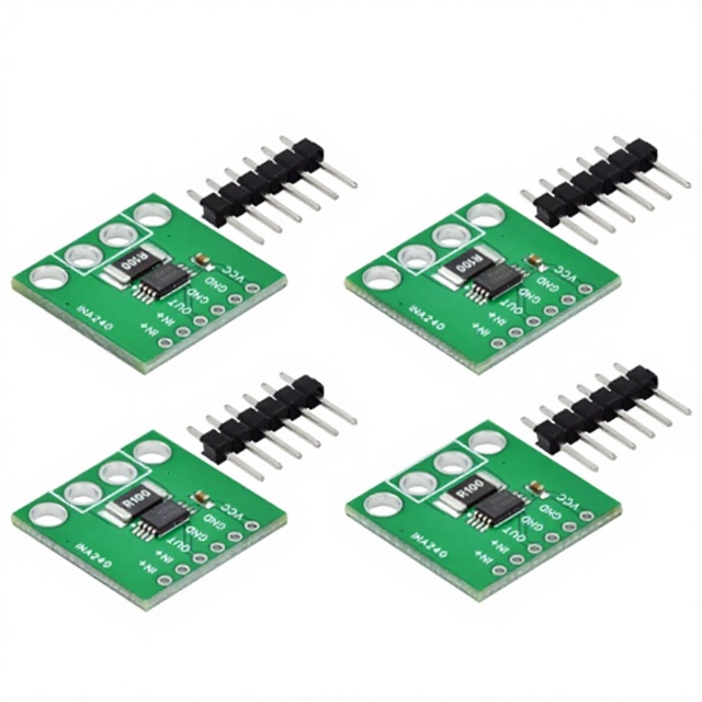 INA240 Module INA240A1/2/3/4 Current Detection Amplifier Current Monitoring Bidirectional Current Acquisition Through-Hole