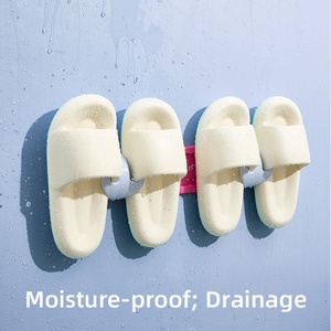 Space Saving <b>Shoe</b> Hangable Hook Bedroom Dryer <b>Rack</b> Wall Mounted Bathroom Slipper <b>Rack</b> No Punching Toilet Drainage <b>Rack</b> Artifact - Product Image 3