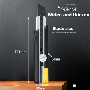 Máy cắt mút đa năng bằng nhựa công nghiệp DEWO 25mm, lưỡi dao thép đen sắc bén, tay cầm lớn, màu đen - Product Image 4
