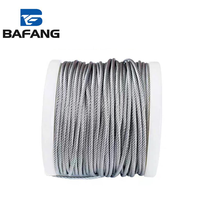 Prix bon marché Ss304 acier inoxydable 316 matériel fil de câble métallique 7*7 0.5-20mm avec résistance à la corrosion et à l'usure