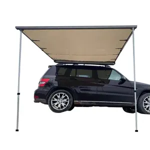 Наружный Выдвижной Автомобильный боковой тент на крыше напольный тент выдвижной тент для фургона 4x4 серый (6,5x8,2 фута)