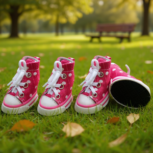 Zapatillas Deportivas para Perros Db Extreme Skater, Diseño con Patrón de Puntos y Agarre, para Perros de Talla Extra Pequeña, Pequeña, Mediana y Grande, para Todas las Estaciones, Estilo Clásico - Product Image 2