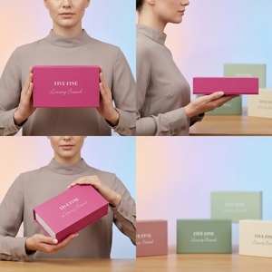 Customize Logo <strong>Book</strong> Shaped <strong>Essential</strong> Oil &amp; Cosmetic Packaging Boxes 3-10ml Vial UV Coating Luxury Eye/Face Serum Gift Box - Product Image 6