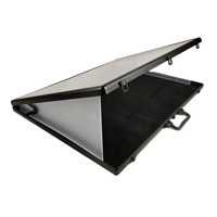 Vitrine de présentation portable en aluminium pour salon professionnel, légère et grande capacité pour cartes de sport et objets de collection