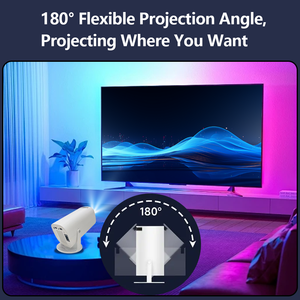 Mini Proyectores 4K Full 1080p, Proyector Inteligente Portátil con Android, WiFi y Bluetooth, Proyector de Cine en Casa con Enfoque Automático - Product Image 4
