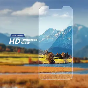 TENCHEN 도매 HD 강화 유리 화면 보호기 아이폰 14 프로 최대 화면 보호기 아이폰 14 13 12 11 화면 플림