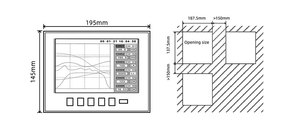 อีเธอร์เน็ต TCP/IP MODBUS เครื่องบันทึกข้อมูลอุณหภูมิแบบดิจิตอล เครื่องบันทึกความชื้น อุปกรณ์ตรวจสอบอุตสาหกรรม - Product Image 5