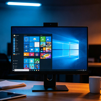 Computadora Todo en Uno Empresarial de 23.8 Pulgadas, Core I5, 16GB, 512GB SSD, Computadora de Escritorio Monobloque, Compatible con Windows 11 Pro