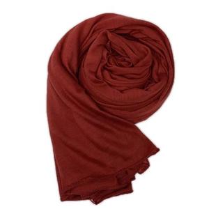 Dames Offre Spéciale Musulman Couleur Unie Maillot Respirant Plaine Polyester Mélangé Hijab - Product Image 6