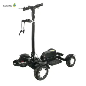 ESWING 10 inches foldable 2400W Four wheels electric golf scooter with seat