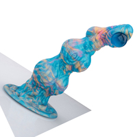 Énorme Godemichet en Silicone Multicolore Économique pour Adultes