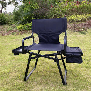 كرسي Hantechn خفيف الوزن من الألومنيوم للتخييم الخارجي بتصميم حديث مع كرسي مدير - Product Image 2