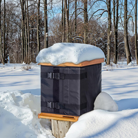 Nouvelle Housse Réutilisable pour Ruche d'Hiver, Modèle National pour Ruches à 10 et 8 Cadres, en Tissu Oxford 600D, Réglable, Isolée et Coupe-Vent