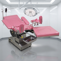 Mesa de Operaciones Ginecológicas Eléctrica de Acero Inoxidable con Ajuste de Altura para Clínica, Hospital y Exámenes Ginecológicos