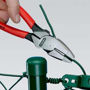 Knipex-09 12 240 T คีมหนีบของผู้ชายแบบอเมริกันสีดำที่งดงามหัวขัดด้วยด้ามจับที่มีหลายองค์ประกอบ - Product Image 2