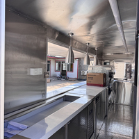 Remorque de restauration entièrement équipée, cuisine mobile, mini-stand à hamburgers, barbecue, pizza, petite remorque à café, remorque de nourriture de rue