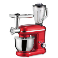 Robot culinaire multifonction 3 en 1 de 1000 W avec hachoir à viande et bol de 5,5 L