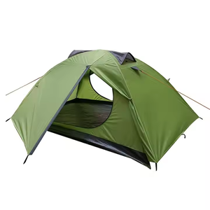 Tienda de campaña familiar al aire libre con techo doble de un dormitorio y cúpula máxima de lujo ligera con postes dobles de fibra de vidrio - Product Image 1