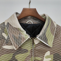 Vestes en cuir pour hommes, style bomber, imprimé camouflage rétro luxueux, poids lourd, personnalisées par les fabricants de vêtements, style décontracté motard.