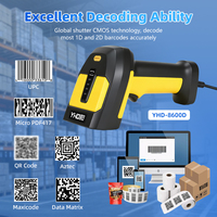 Venta Directa de Fábrica, Lector de Códigos QR Industrial IP54, Carcasa Resistente y Duradera, Escáner de Códigos de Barras 2D CMOS