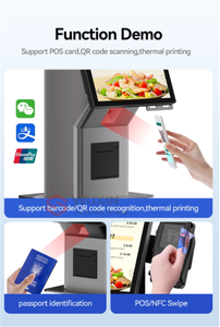 21.5 ''borne nhà hàng Nhà hàng không giám sát máy tính để bàn tự động cảm ứng thức ăn nhanh tự đặt hàng thanh toán POS thiết bị đầu cuối đặt hàng kiosk - Product Image 6