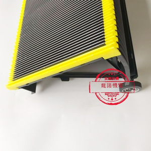 Escalones de escalera mecánica de 1000 mm, 30-35 grados, dientes escalonados, peldaños de acero inoxidable amarillo fluorescente para escaleras mecánicas Hitachi - Product Image 2