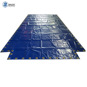 Lona de Poliéster Recubierta con Cuchilla de 650 g/m², Retardante de Llama B1 <span class=keywords><strong>M2</strong></span>, para Cubrir Contenedores en Proyectos de Construcción - Product Image 6