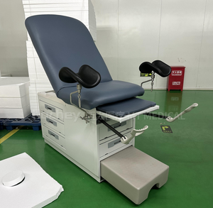 Mesa de examen ginecológico Silla de examen de ginecología portátil Examen obstétrico de metal/cama de operación Iso & Ce Cuero - Product Image 2