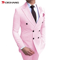 Costume de Mariage Homme de Luxe Sur Mesure, 2 Pièces (Blazer et Pantalon), Coupe Slim, Couleur Unie, pour Affaires et Bureau, 100% Coton