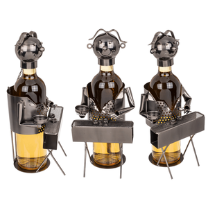 Porte-bouteilles en métal, Chef BBQ, - Product Image 1