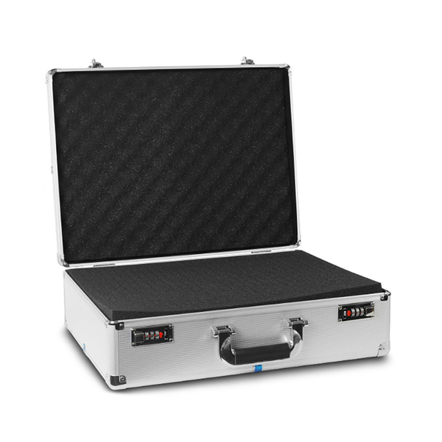 CL002 Professional Metal Aluminum Tool Case Aluminum Carrying Case With EVA Model Shockproof Corrugated Sponge