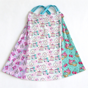 OEM ODM Conjunto de Bikini con Lazo para Niñas Pequeñas, Estampado de Seda Láctea, Vestido con Tirantes Cruzados y Volantes, Traje de Baño Infantil - Product Image 4