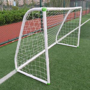 Groothandel Professionele Op Maat Gemaakte Full-Size Draagbare Upvc Plastic Voetbal Voetbal Zaalvoetbal Doel Post Voor Kinderen Court Apparatuur Verkoop - Product Image 3