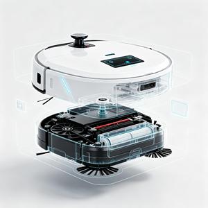 Robot de Limpieza Autónomo con Navegación Lidar Q3g, Robot Comercial de Barrido y Fregado de Pisos con Recolección Automática de Polvo - Product Image 4