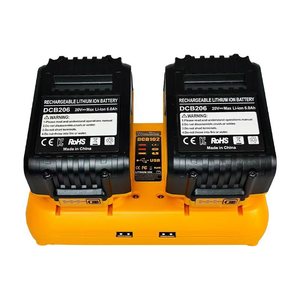 Reemplace el cargador de baterías D-w: un cargador dual para baterías de 12V y 20V utilizadas en herramientas eléctricas. - Product Image 6