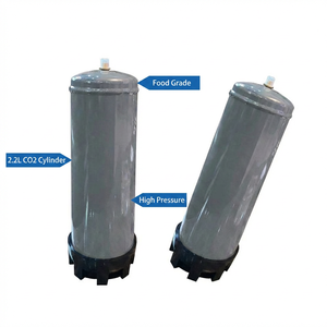 Cilindro de Gas CO2 de Grado Alimenticio de 1200g, Tanque No Recargable de 1.2kg para Máquina de Soda Casera y Carbonatación de Bebidas - Product Image 1