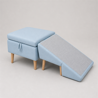 Marchepied personnalisé pour chat avec coussin rembourré, banc griffoir gain de place pour animaux de compagnie, idéal pour la maison et le commerce de détail
